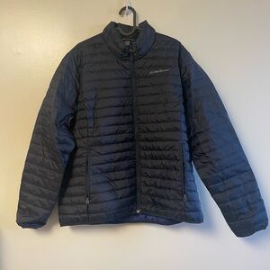 Eddie Bauer Women’s Black Puffer Jacket Size XL